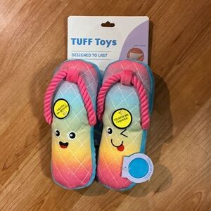 Jmle Brand New Tuff Toys Dog Toy    With  Squeaker 14” Set Of 2 Designs To Last